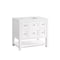 James Martin Vanities Breckenridge 36in Single Vanity, Bright White w/ 3 CM Ethereal Noctis Top 330-V36-BW-3ENC - alternate 2